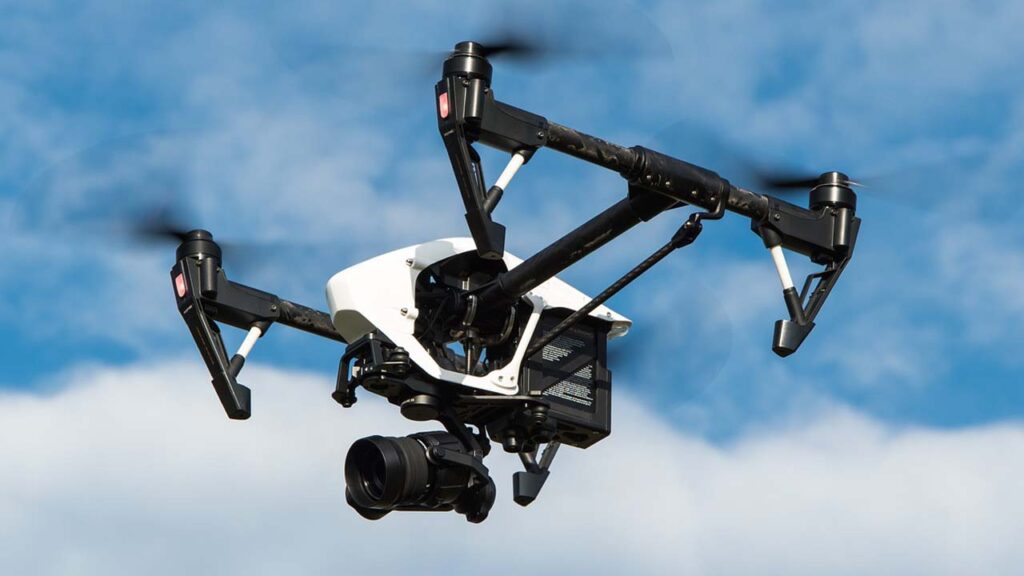 Grabación aerea con drone